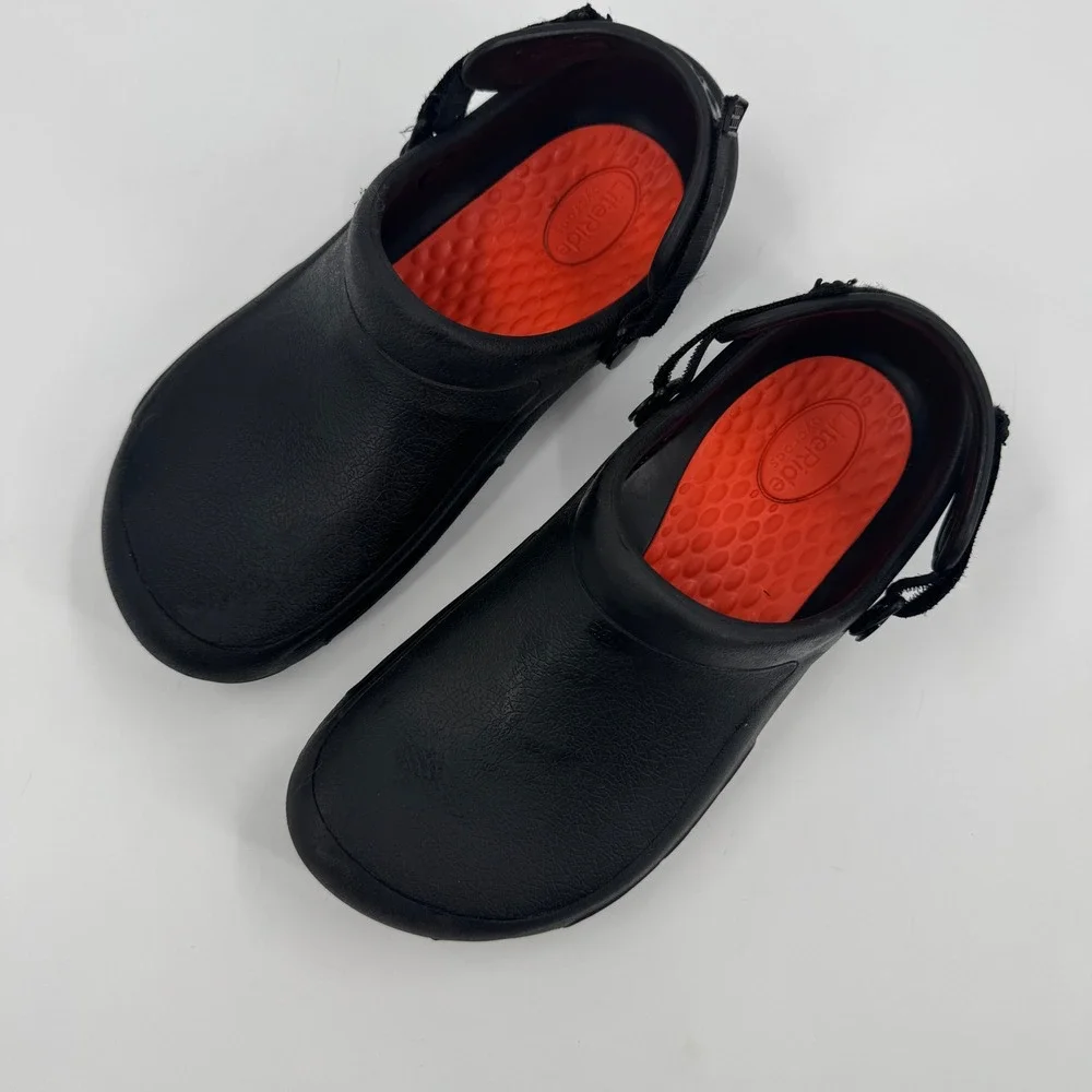Crocs Bistro Pro LiteRide‎ Clog Mens 9 Womens 11 Black Slip Resistant Work Shoe